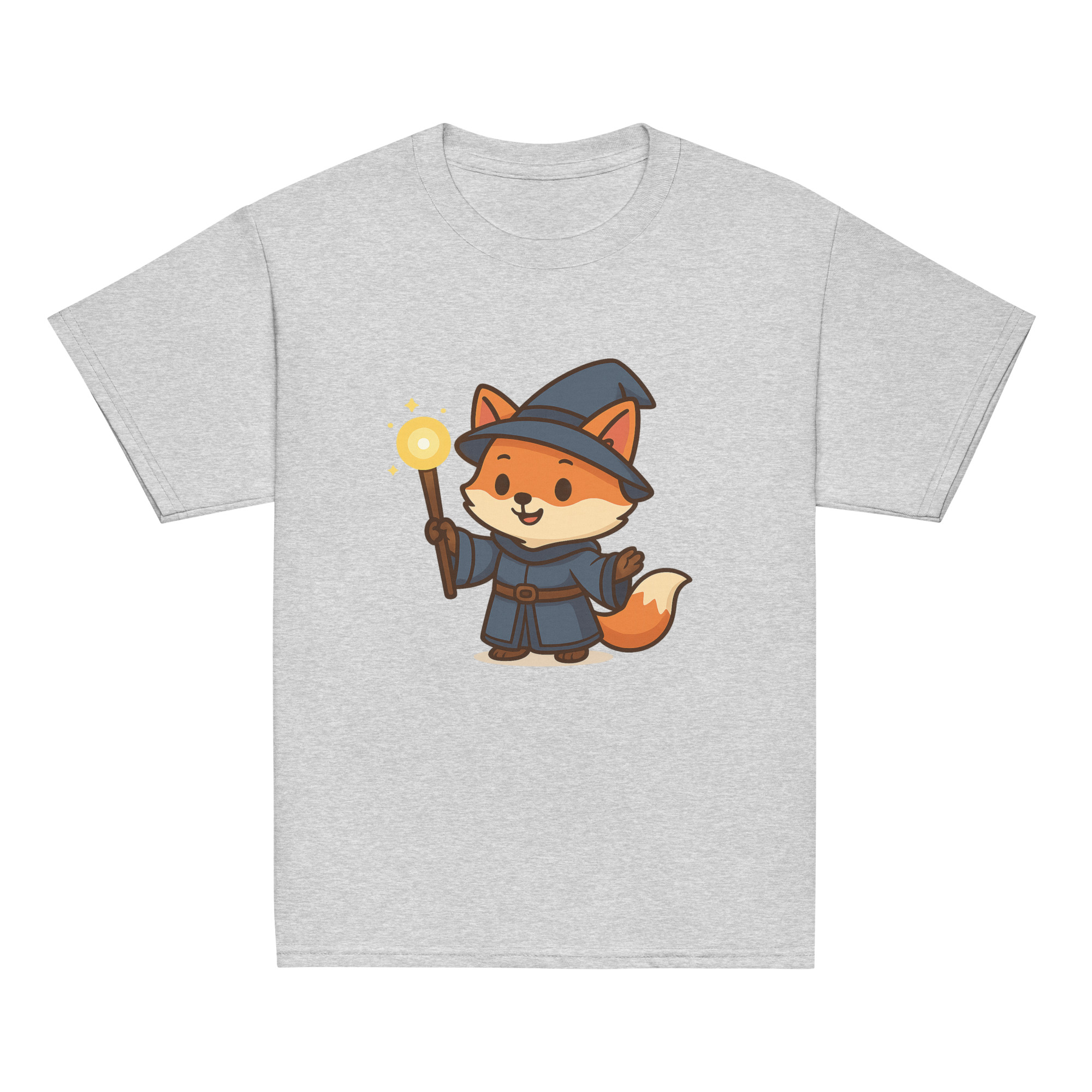 Fox Wizard - Klassisches DTF-T-Shirt für Jugendliche – Bild 17