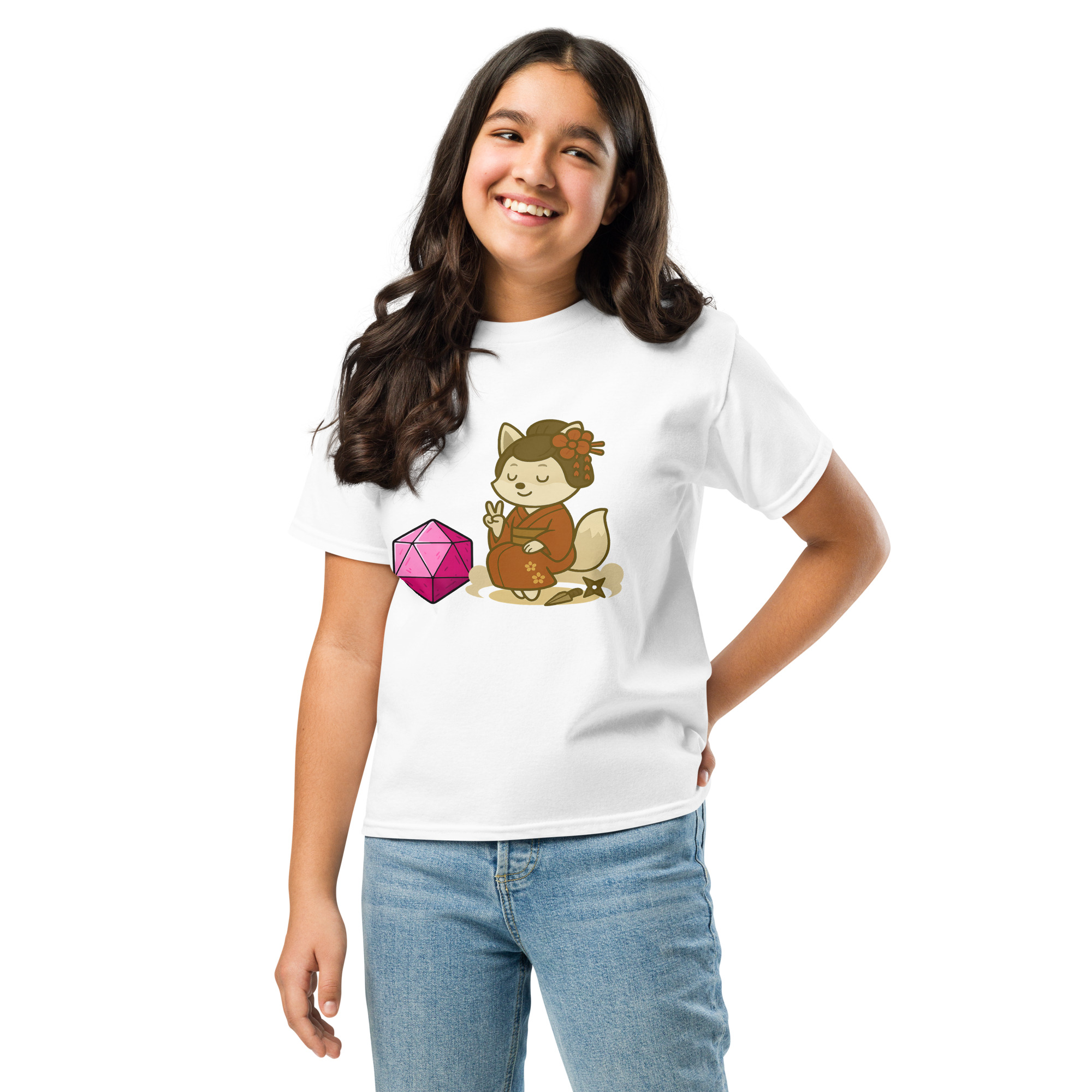 Dicefox Konoishi - Klassisches DTF-T-Shirt für Jugendliche – Bild 20