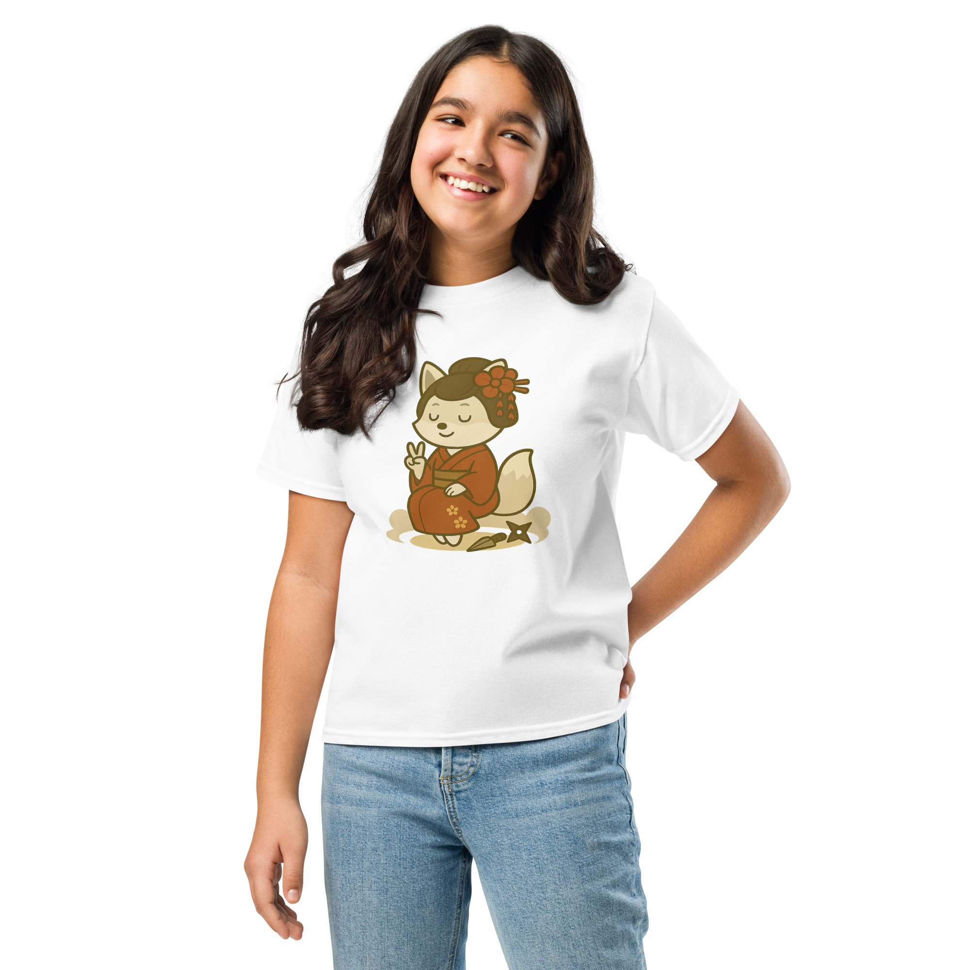 Fox Kunoishi - Klassisches DTF-T-Shirt für Jugendliche – Bild 21
