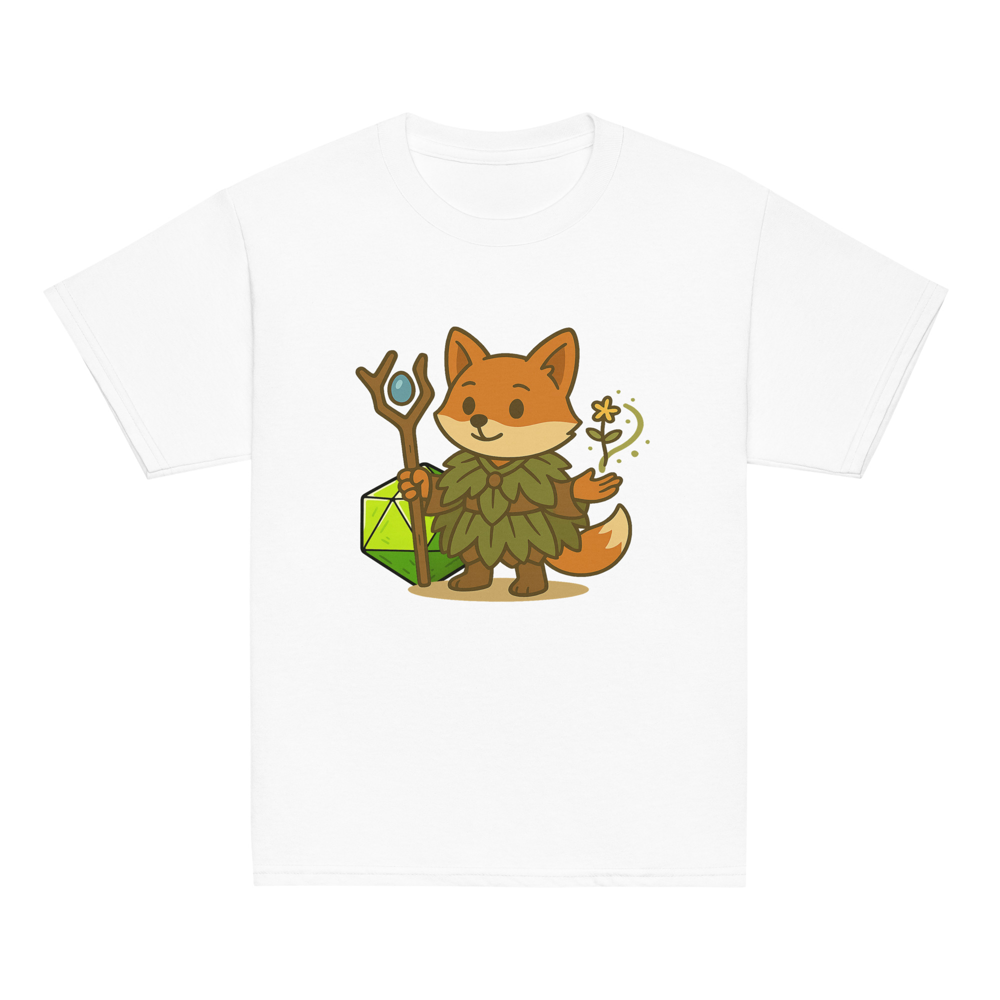Dicefox Druid - Klassisches DTF-T-Shirt für Jugendliche – Bild 20