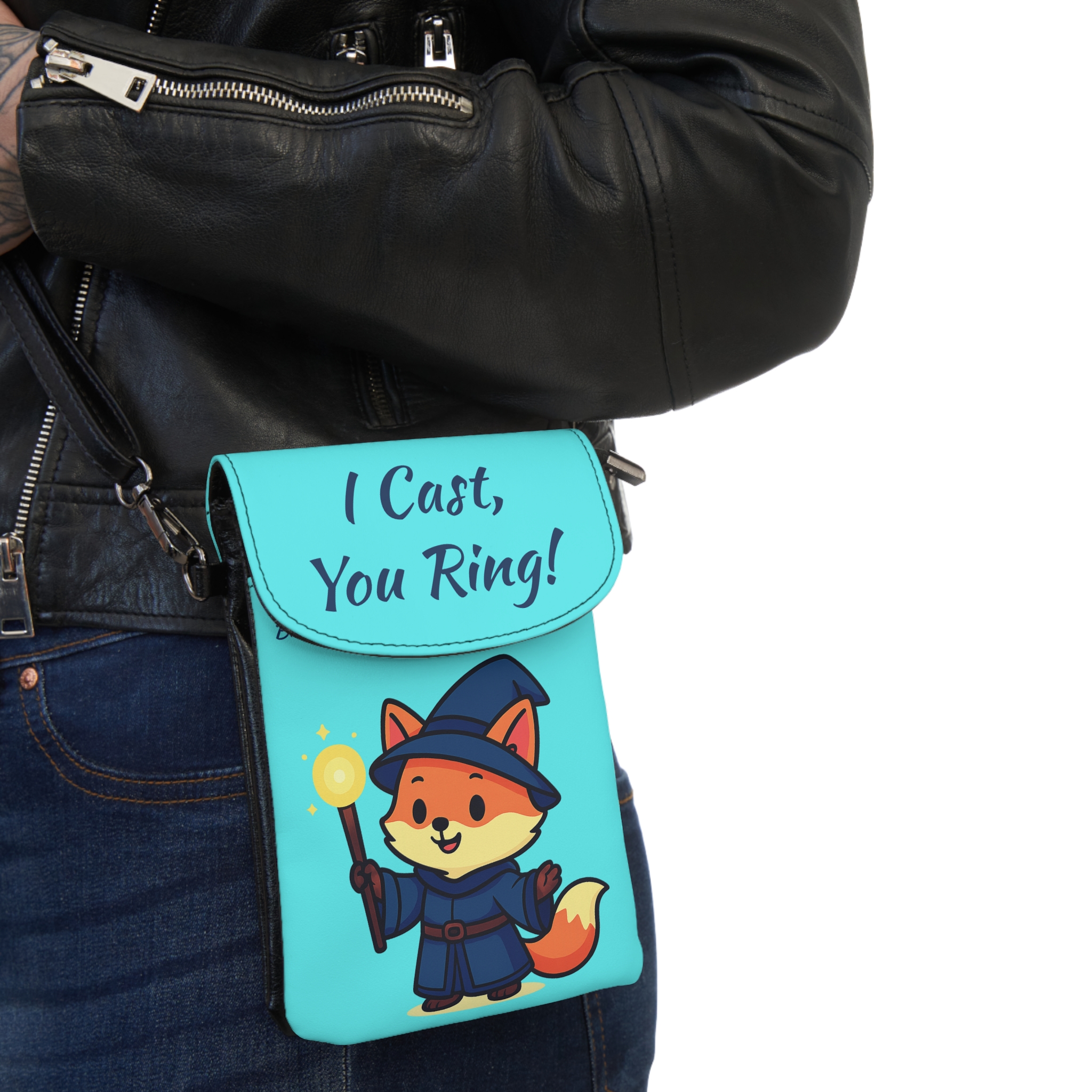 I Cast, You Ring! – Crossbody Handytasche – Bild 3